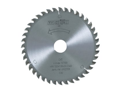 Mafell | Pilový kotouč pro jemné řezy ø 120/20 mm Z 40 FZ/TR