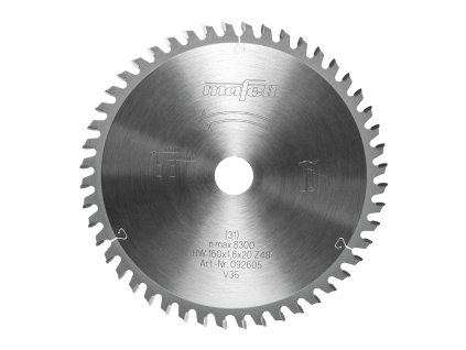 Mafell | Pilový kotouč na hliník a plast ø 160/20 mm Z48 2FZFA