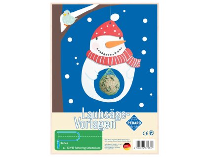 Pebaro - sněhulák s krmnou koulí (zimní motiv)“