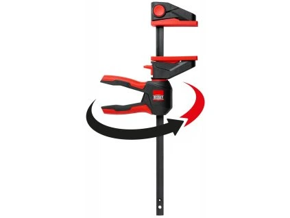 Jednoruční svěrka BESSEY EZ360 – otočná rukojeť 360° pro práci v omezeném prostoru