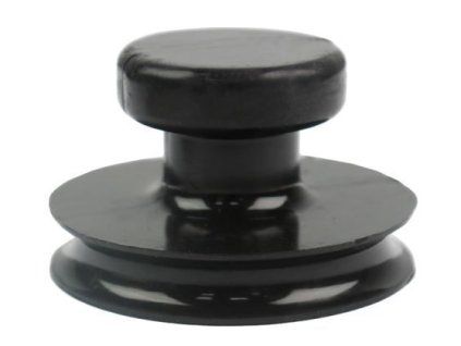 Mini celogumová přísavka na sklo a obklady – černá, nosnost do 20 kg