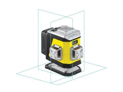 Křížový laser Nivel System CL3B se třemi 360° laserovými rovinami