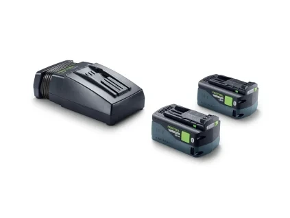 Napájecí sada Festool 18V se dvěma akumulátory Li-HighPower 5,0 Ah a rychlonabíječkou TCL 6