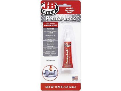 Balení J-B Weld Perma-Lock Red 27106 pro zajištění kovových závitů M6–M25