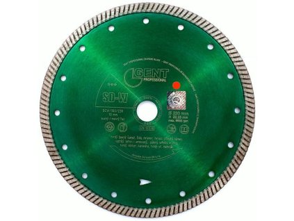 GENT | Turbo řezný dia kotouč – na kámen, šamot a tvrdé materiály