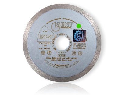 Gent | řezný dia kotouč na obklady, dlažbu a keramiku