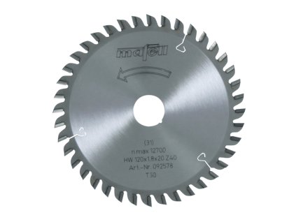 Mafell | Pilový kotouč pro laminát ø 120/20 mm Z 40 TR