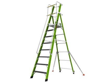 Little Giant - Stadium plošinový žebřík s klecí (model 2, počet schodů 2)
