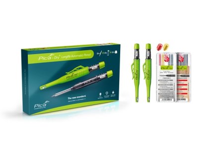 Pica Marker | Akční set 2× Pica Dry 3030 + tuhy 4020 + tesařské tuhy 4050