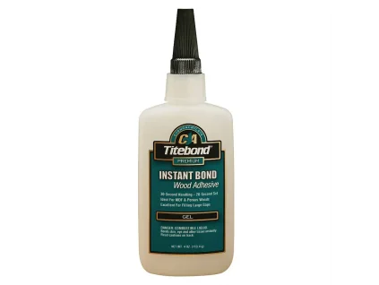 Gelové sekundové lepidlo na dřevo Titebond Instant Bond Gel, balení 113 g