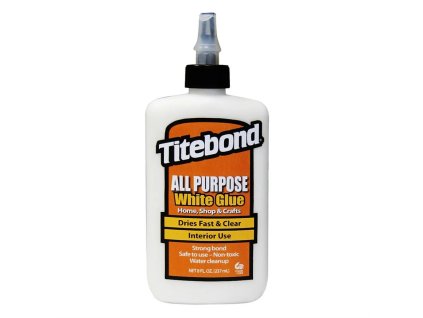 Titebond | All Purpose White Glue 237ml – lepidlo na dřevo, papír a textil
