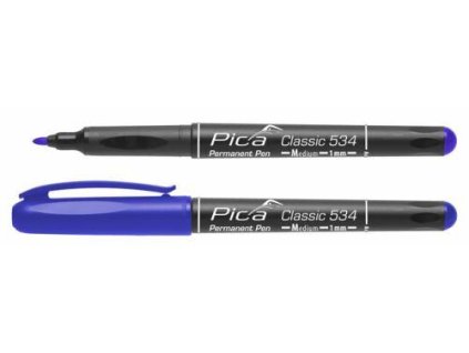permanentni popisovac pica classic 534 40 stredni 1 mm modry 10 ks
