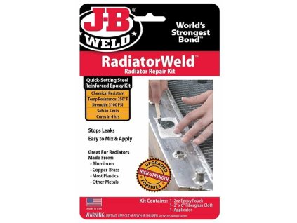J-B WELD | RadiatorWeld™ sada pro opravy chladičů