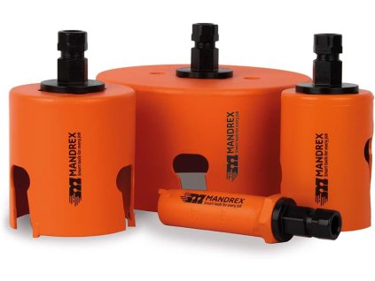 Mandrex | MXqs MULTI-PURPOSE SuperXcut – karbidová děrovka 82 - 210 mm