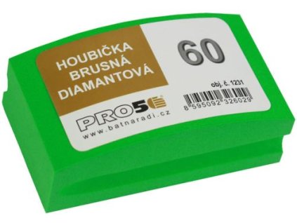 PRO5 | Diamantová brusná houbička 100 × 55 mm P60