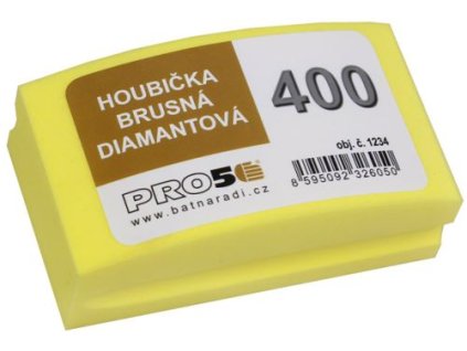 PRO5 | Diamantová brusná houbička 100 × 55 mm P400 – velmi jemné broušení