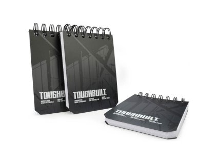 ToughBuilt | Small Grid Notebooks – kapesní blok/zápisník 3× ks