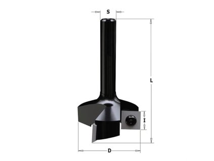 IGM | F463 – Stopková fréza na plochy Ø38 / stopka Ø8