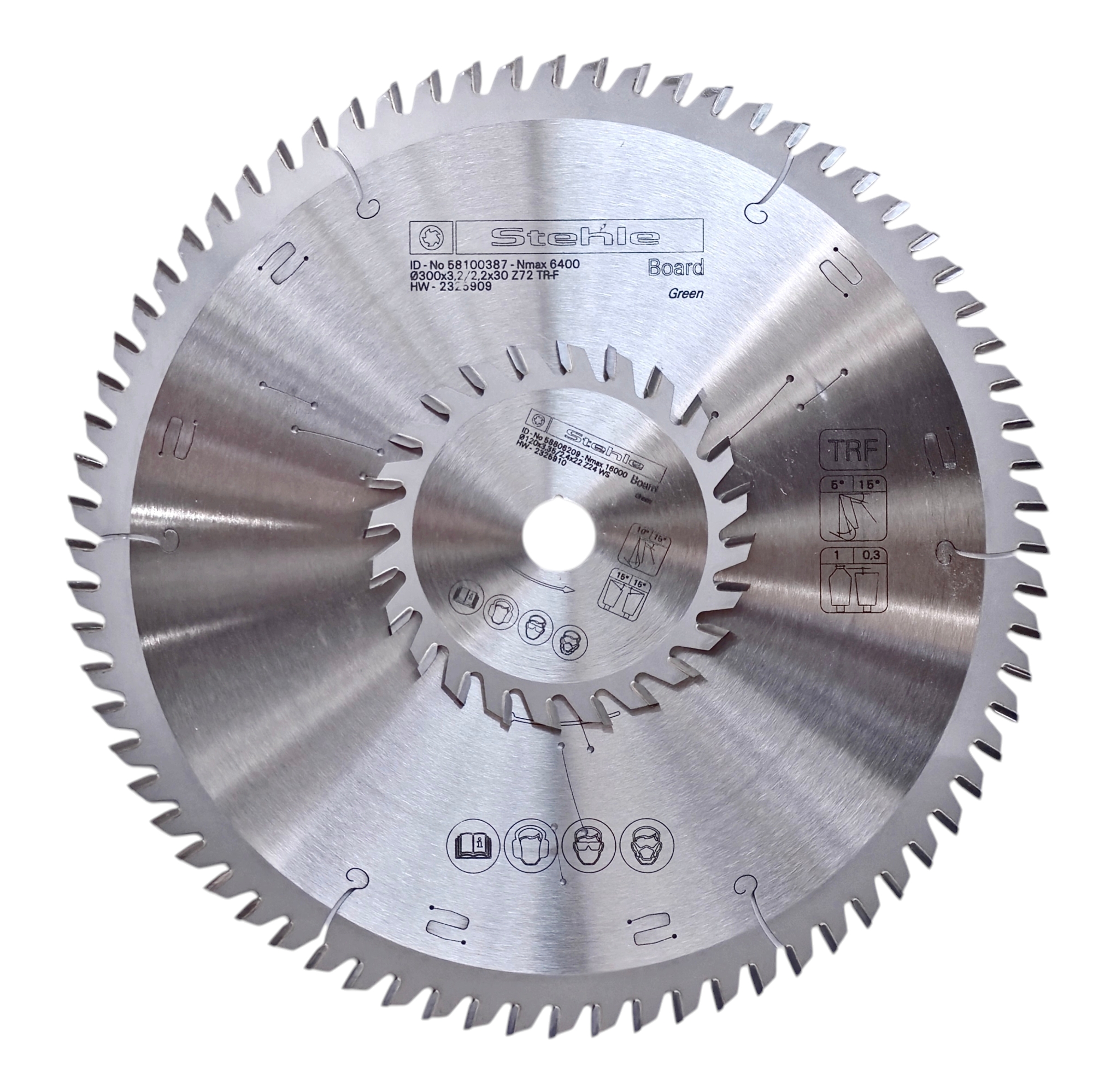 Stehle | Sada kotoučů na lamino ø 300/30 mm Z72 TCG/TFZ + ø 120 mm Z24