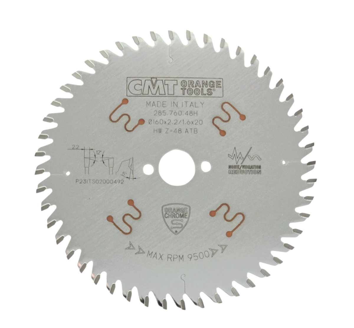 CMT | Pilový kotouč pro příčný řez ø 160/20 mm Z48 WZ/ATB