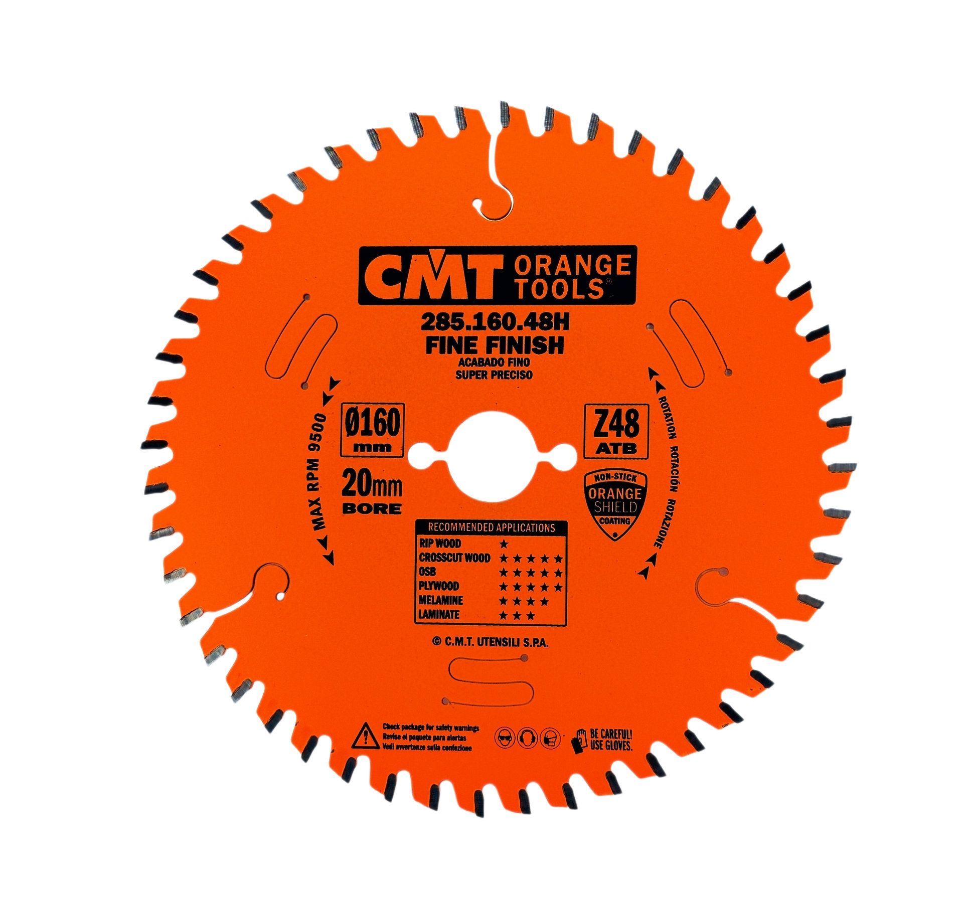 CMT Industrial | Pilový kotouč pro finální příčné řezy ø 160/20 mm Z 48 WZ