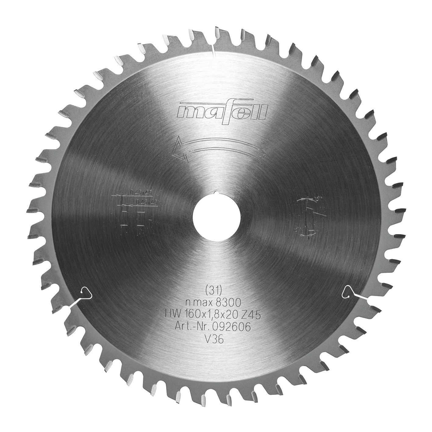 Mafell | Pilový kotouč HPL / laminát ø 160/20 mm Z46 WZ/FA