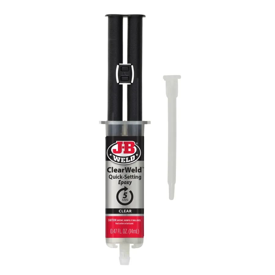 J-B Weld | ClearWeld™(14 ml) – čirý rychletvrdnoucí epoxid - tuhne 5 min