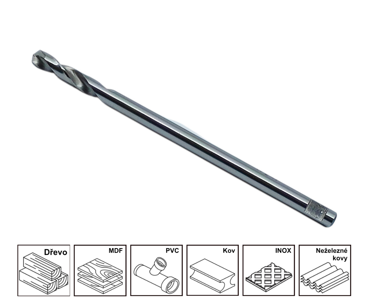 Mandrex | Náhradní pilotní vrták MX2P0063B – HSS pro dřevo a kov