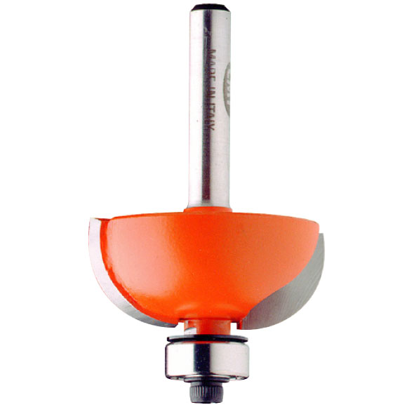 CMT Orange Tools CMT | Zaoblovací fréza vypouklá R4,75–R19 / stopka Ø12mm Varianta: Rádius R19 / Ø50,8x22,2 / stopka Ø12mm