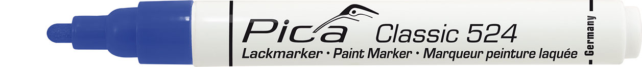 Pica Marker Pica | Classic 524 lakový popisovač 2–4 mm – kontrastní značení Barva: modrá