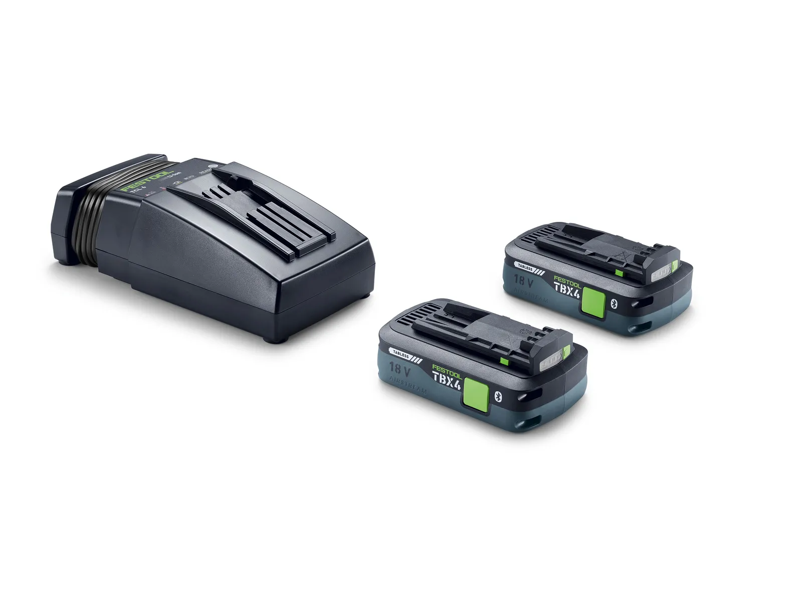 Festool | 18V 2× TBX 4,0 Ah + TCL 6 – napájecí sada