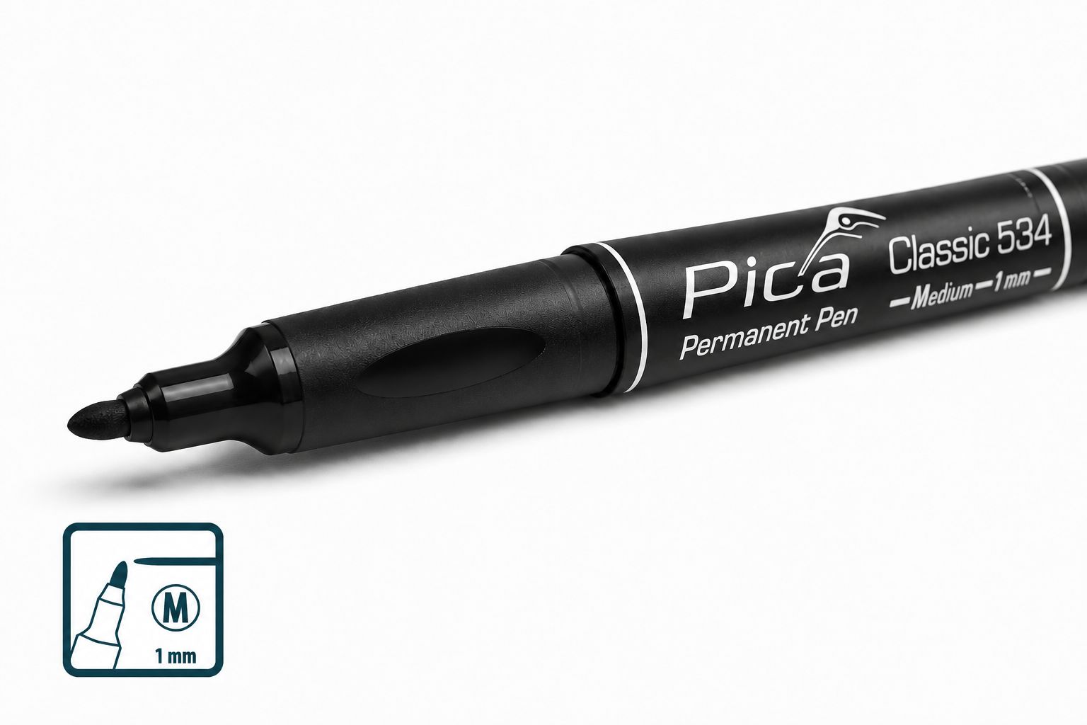 Pica Marker Pica | Classic 534 Medium 1 mm – černý permanentní popisovač