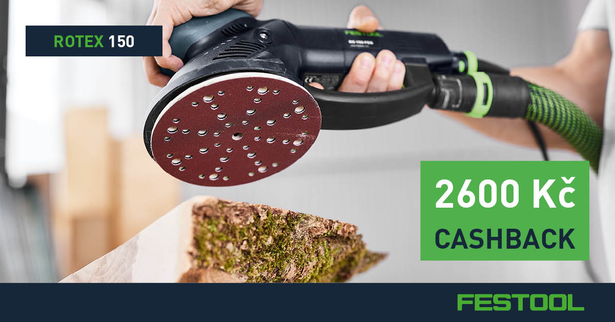 Festool | Rotačně-excentrická bruska RO 150 FEQ-Plus ROTEX