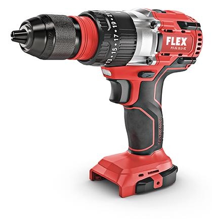 Flex - 2-stupňový příklepový aku-vrtací šroubovák 18,0 V PD 2G 18.0-EC C