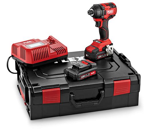 Flex Aku-rázový utahovák 18,0 V ID 1/4" 18.0-EC/2.5 Set