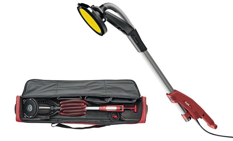 Flex Žirafa, bruska na strop a stěny G 5 R okrajová hlava varianty: G 5 R - přepravní vak, sací hadice