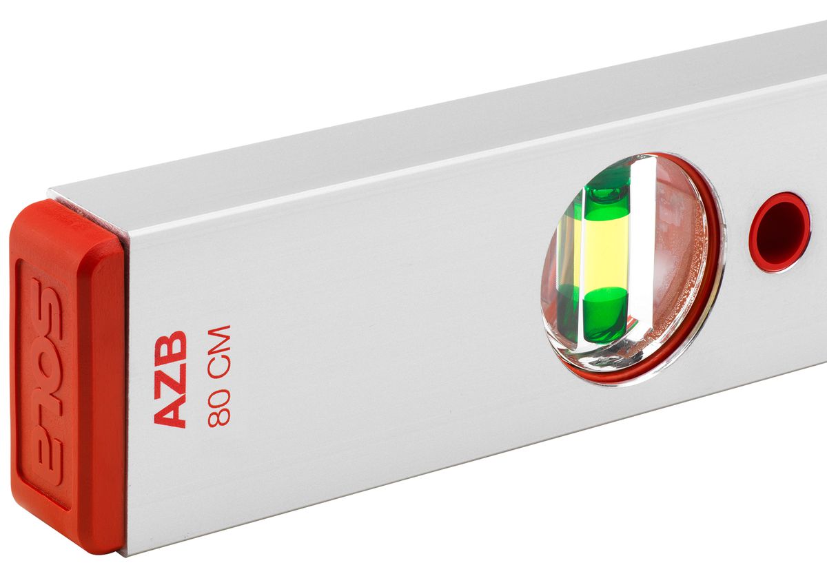 SOLA | AZB – profilová hliníková vodováha s libelami FOCUS (+20 %) Délka: 200 cm