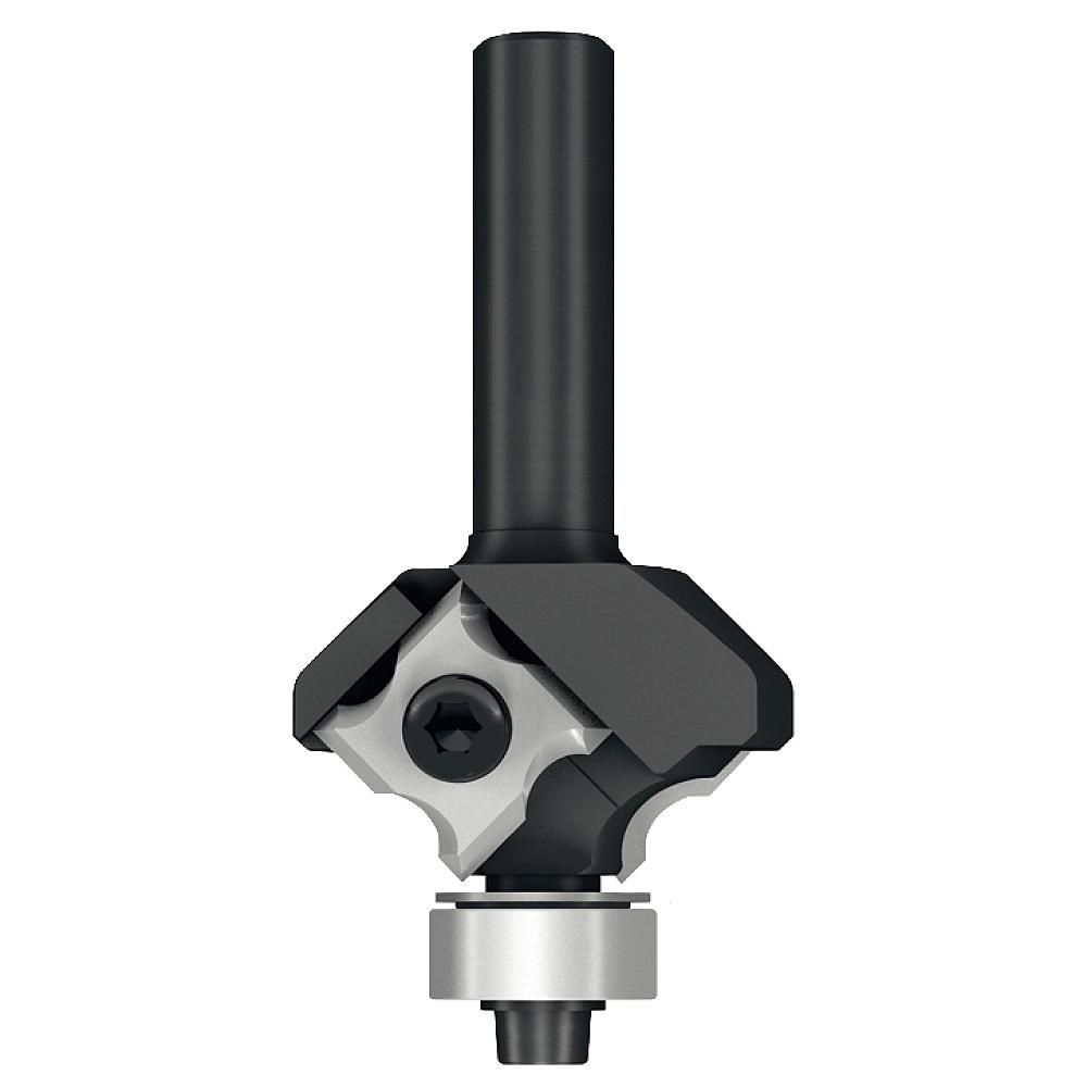 Levně IGM Professional IGM | Radiusová žiletková fréza HW R2 nebo R3 / stopka Ø8 mm Varianta: Radius R2 / Fréza: Ø27×3 / stopka Ø8 mm / L 57,5 mm
