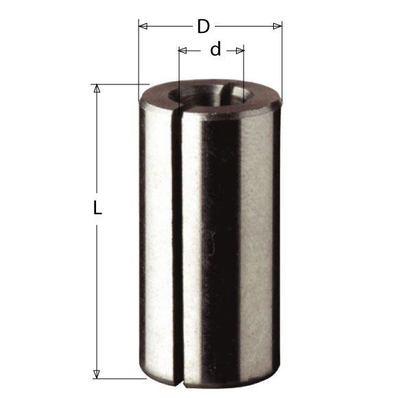 CMT Orange Tools - Redukce pro kleštiny Varianta frézy: d8 D12 L25