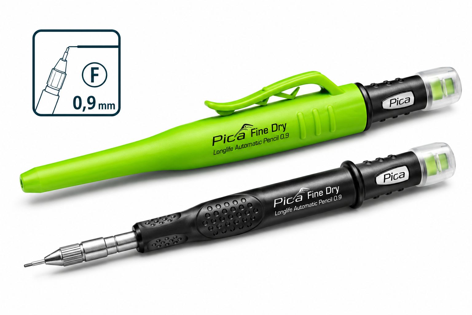 Pica Marker Pica Fine Dry | Mikrotužka pro přesné značení s tuhou 0,9 mm