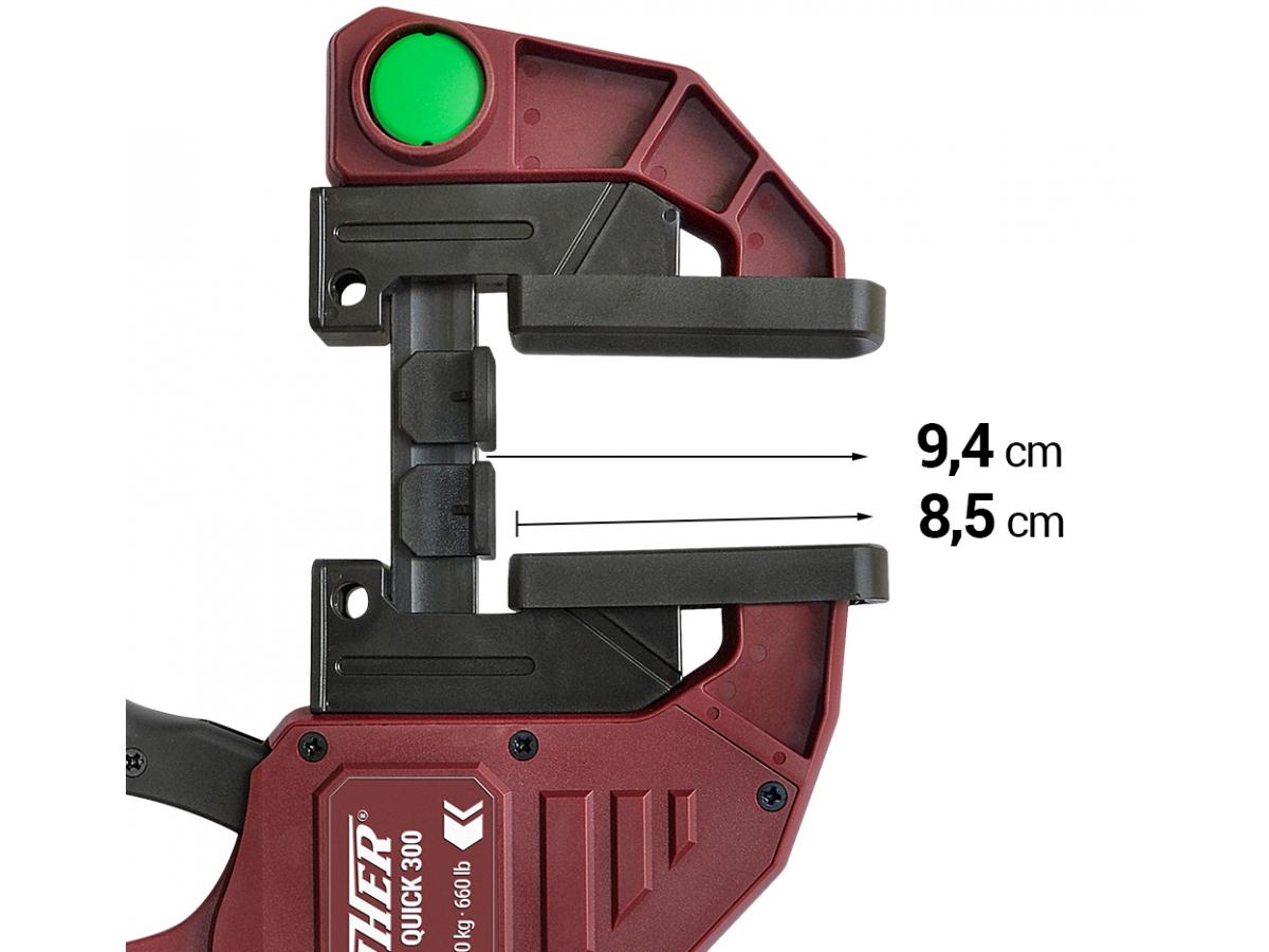 Piher - jednoruční svěrka Maxi Quick Délka: 90 cm