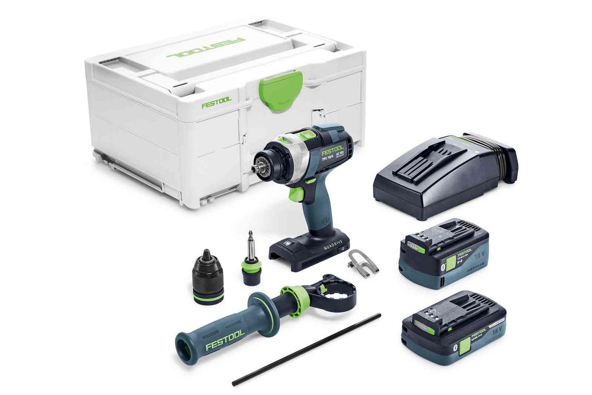 Festool | Aku příklepový vrtací šroubovák TPC 18/4 5,0/4,0 I-Plus QUADRIVE