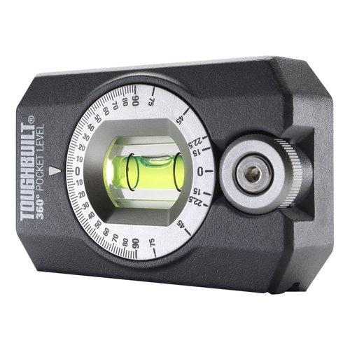 Toughbuilt - kapesní nastavitelná vodováha 360°