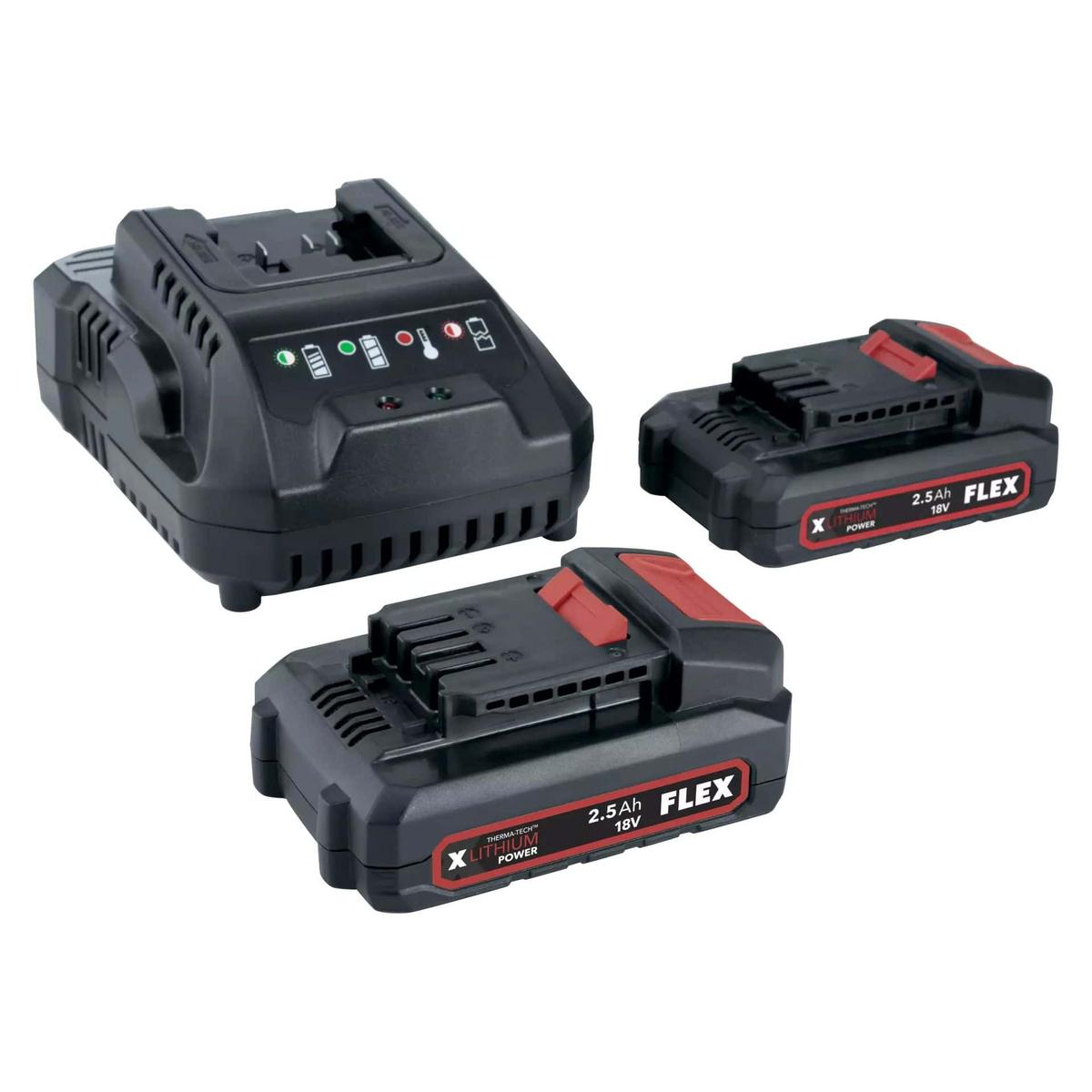 Flex | Set nabíječky a akumulátorů 2,5Ah - Power 22 Q
