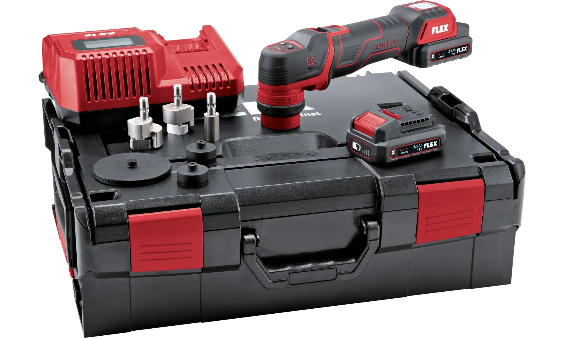 Flex | PXE 80 12-EC/2.5 SET – kompletní detailing jedním malým strojem