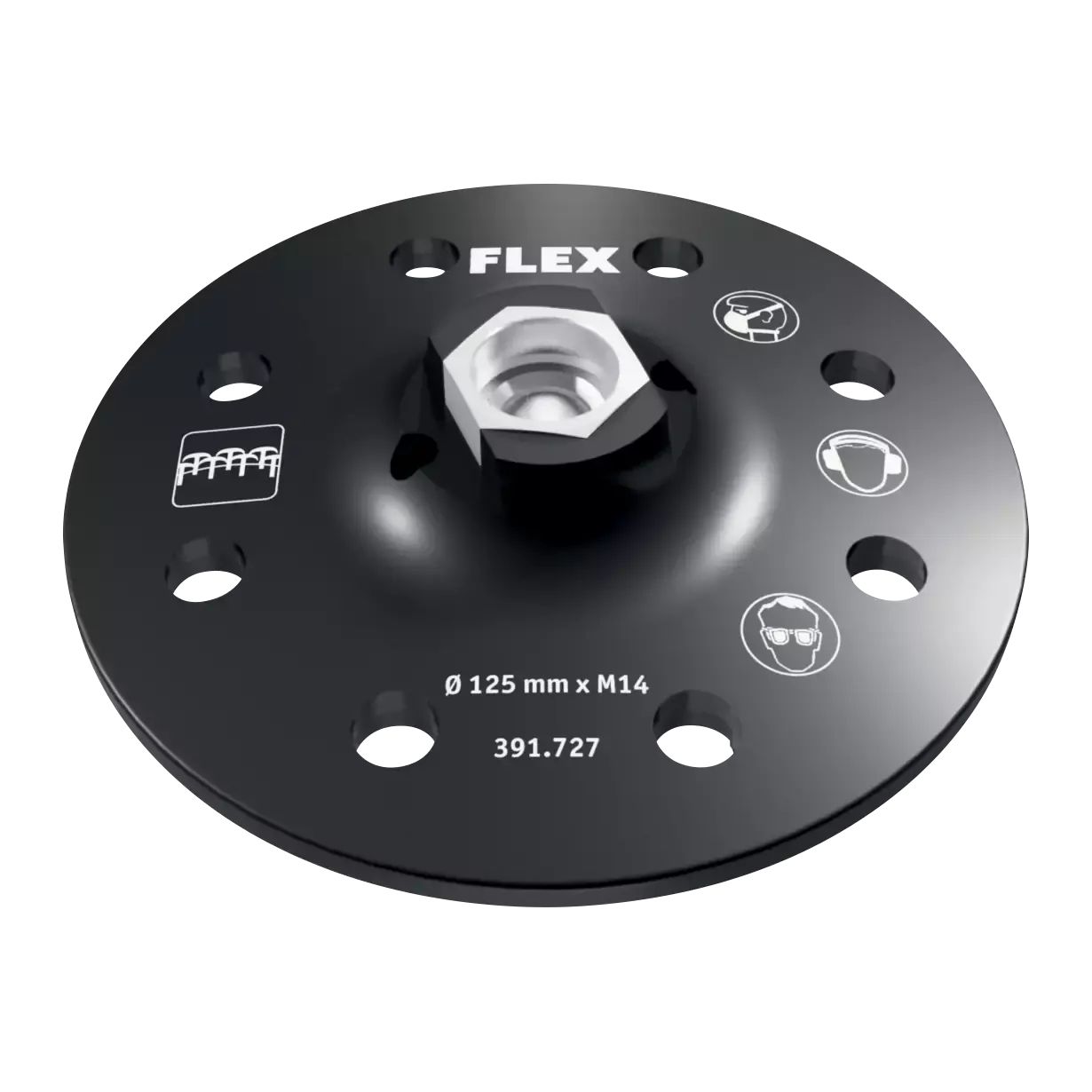 Levně FLEX | Unášecí talíř na suchý zip Ø 150mm 6+8 děr - SP D150-8/6 H/F