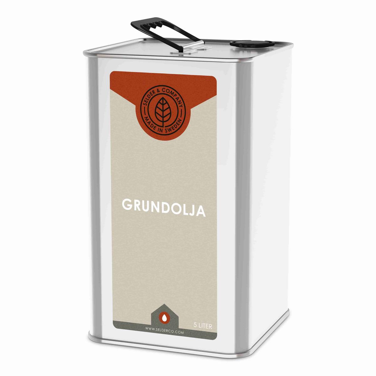 Selder | Základní lněný olej na dřevo - Grundolja Obsah balení: 5 l