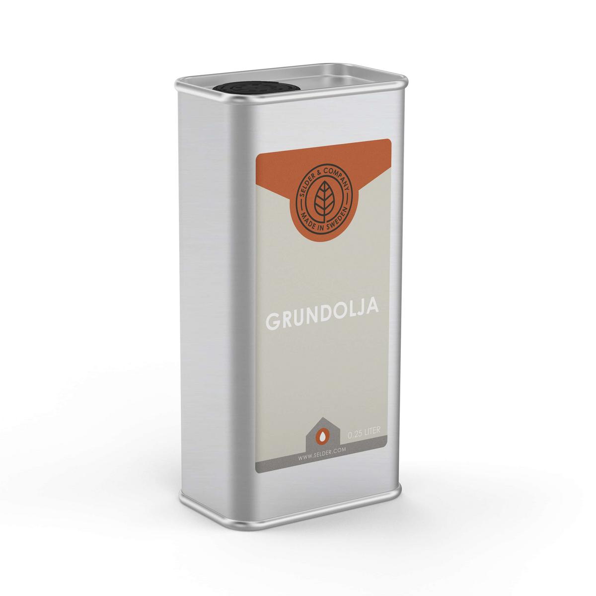 Selder | Základní lněný olej na dřevo - Grundolja Obsah balení: 0,25 l