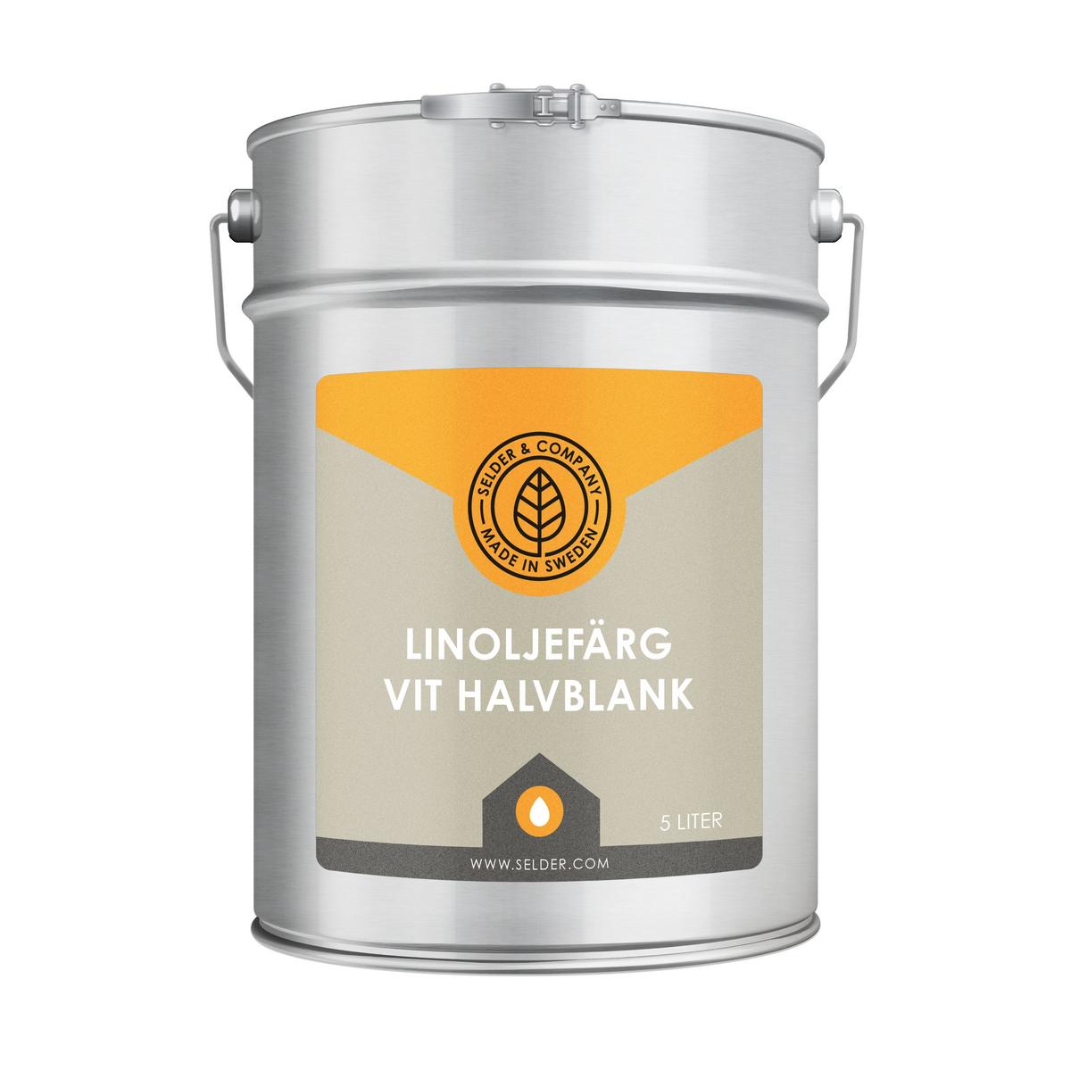 Selder - pololesklá lněná olejová barva Obsah balení: 5 l