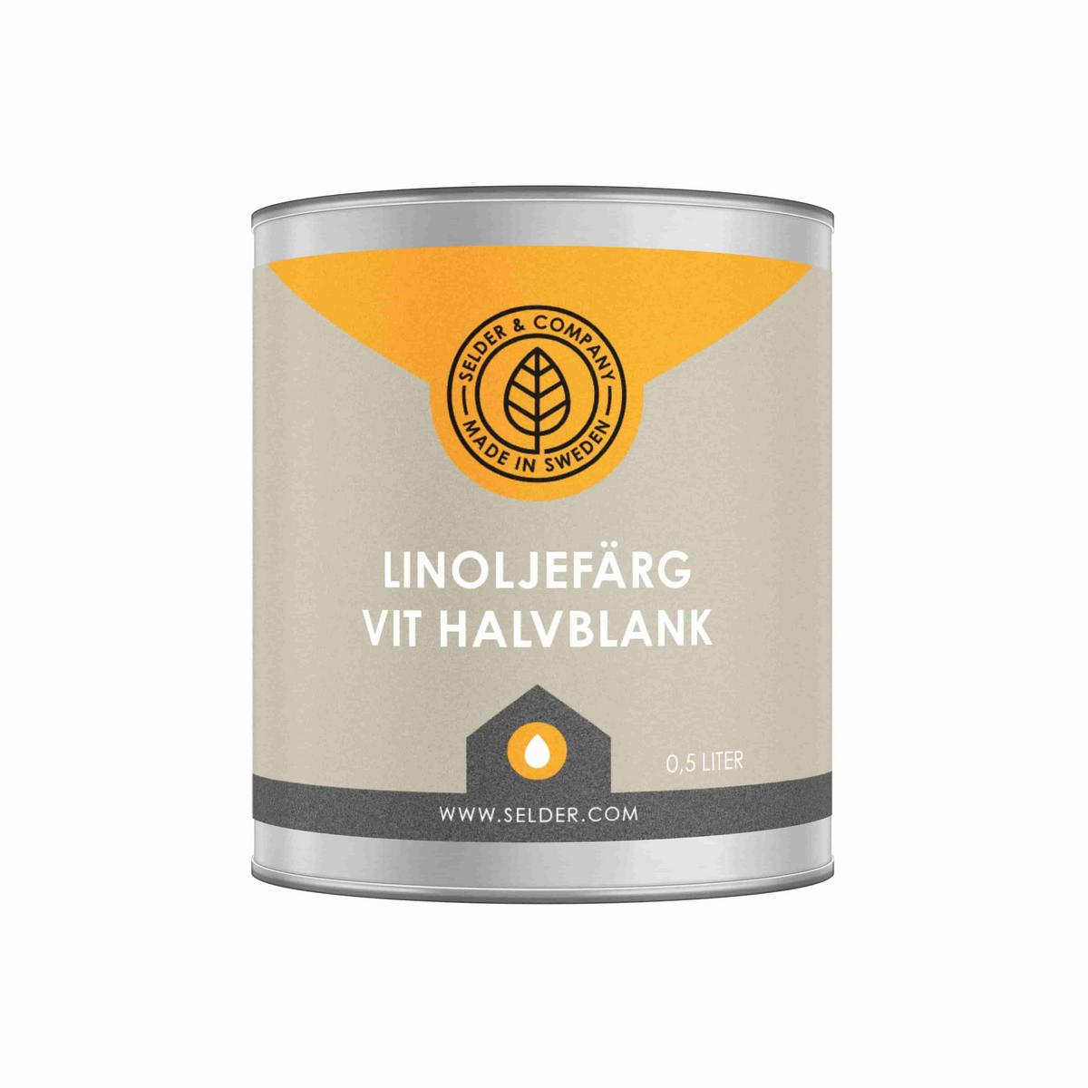 Selder - pololesklá lněná olejová barva Obsah balení: 0,5 l